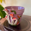 6" Mushie Pot: Purple w/ Red-Pink Ombre Mushies