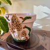 8" Mushie Pot: Blush Pink w/ Morels