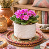 Footed Floral Bloom Planter