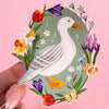 Spring Duck Sticker