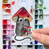 Cat Mushroom Sticker