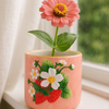 3.25” Strawberry Floral Planter