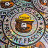 Glitter Only You Can Prevent Fascism Sticker