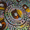 Glitter Only You Can Prevent Fascism Sticker