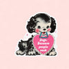 Dogs Because People Suck Sticker