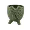 3.25” Green Footed Bow Planter