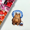 Mushroom Bear Sticker