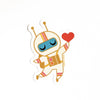 Astronaut Heart Sticker