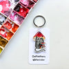 Mushroom Cat Keychain