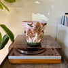 8" Mushie Pot: Blush Pink w/ Morels