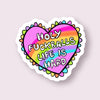 Holy Fuckballs Life is Hard Snarky Sticker
