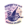 Razzle Dazzle Raccoon Sticker