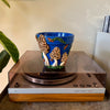 6" Mushie Pot: Blue w/ Morels