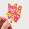 Neon Cat Sticker