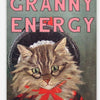Granny Energy Cat Sticker