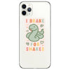 I Brake for Snakes Sticker