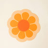 Orange Flower Bus Sticker