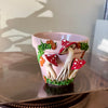 4" Mushie Pot: Blush Pink w/ Red Mushies