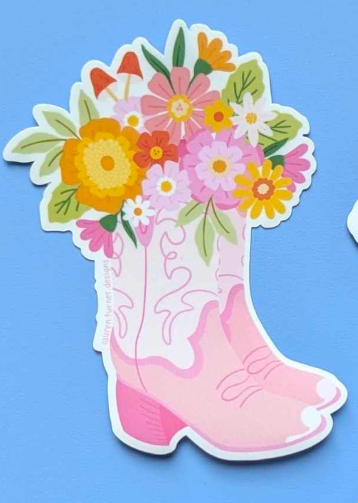 Cowboy Boots Sticker