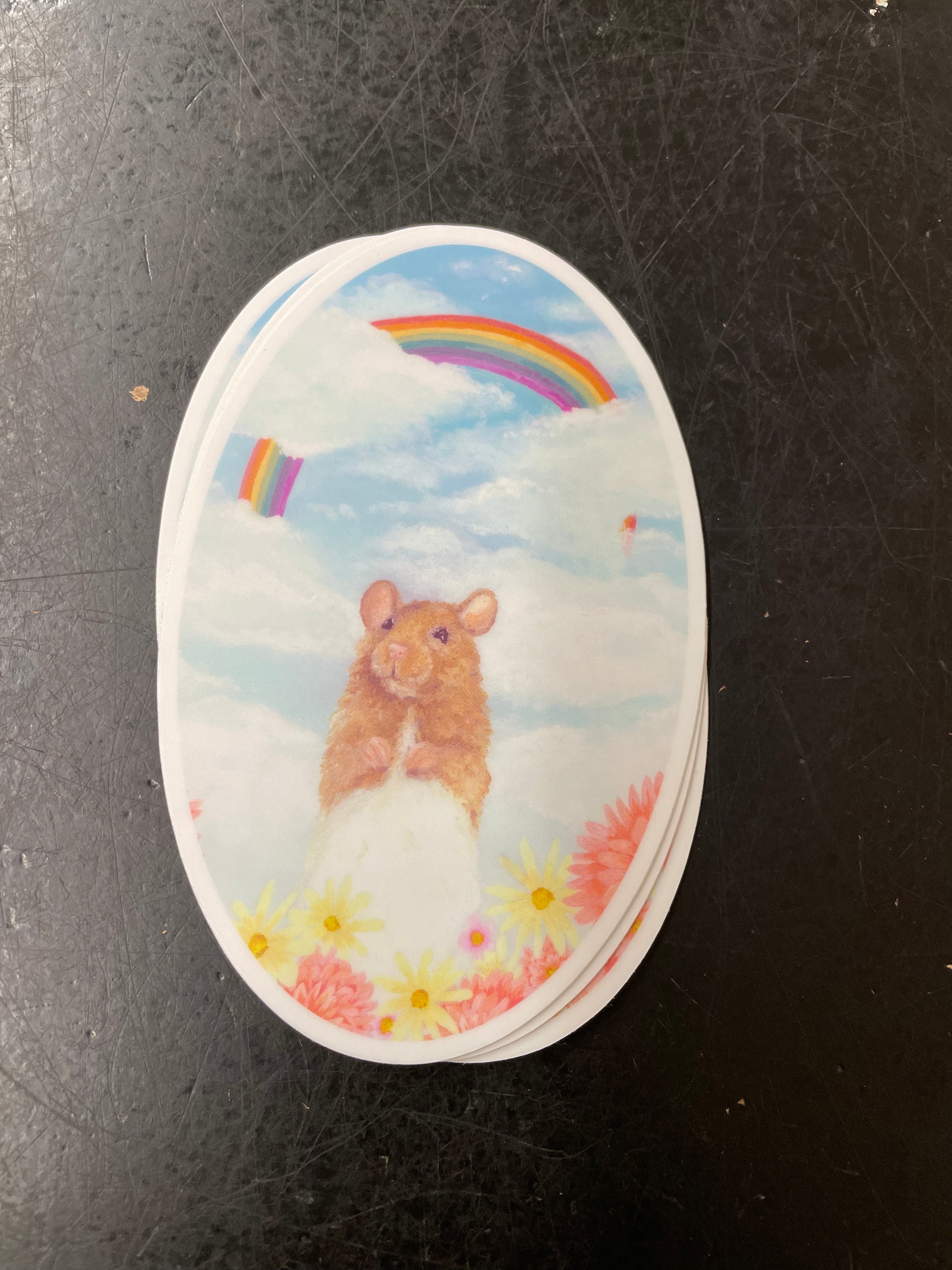 Rainbow Mouse Sticker