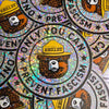 Glitter Only You Can Prevent Fascism Sticker