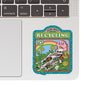 Skeleton Recycling Sticker