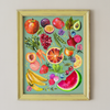 Fruit & Vegetable Print 8x10
