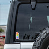 Rainbow Cat Tower Sticker