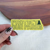 Protect Our Parks Yellow Sticker