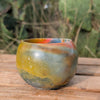 Resting Plant Face - 3” Nebula Globe Concrete Pot: Drainage