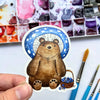 Mushroom Bear Sticker
