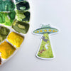 Abduction Cats Sticker