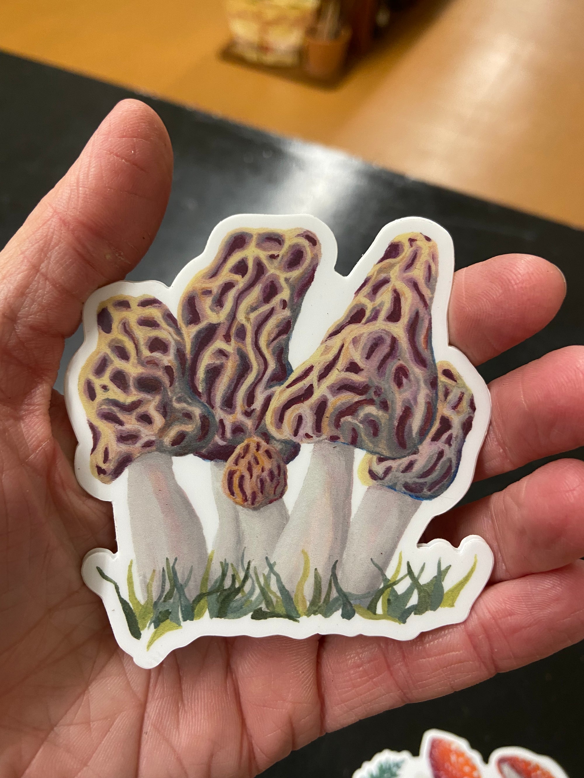Morel Mushroom Sticker