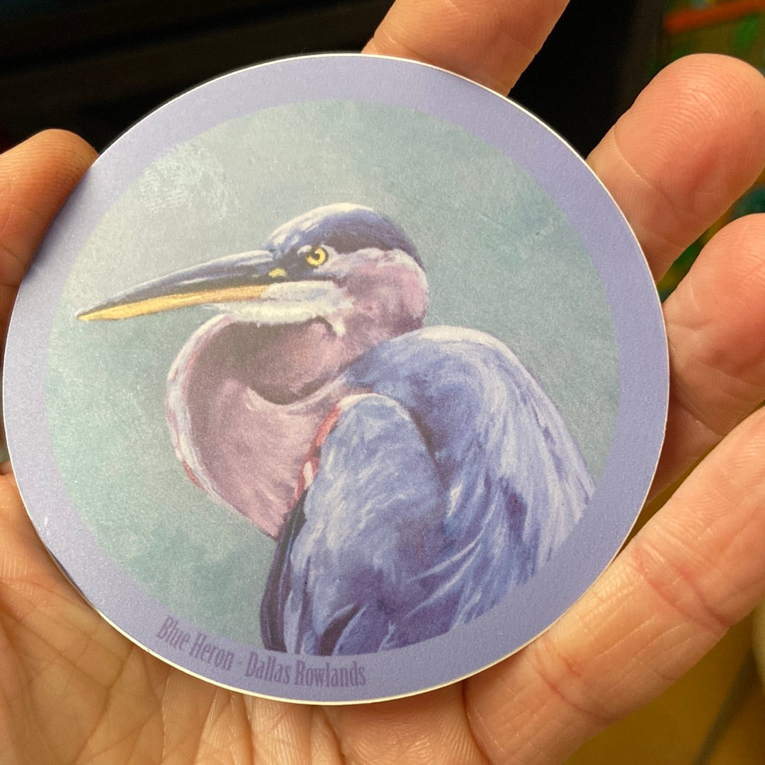 Blue Heron Sticker